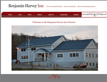 Tablet Screenshot of benjaminharveyinn.com